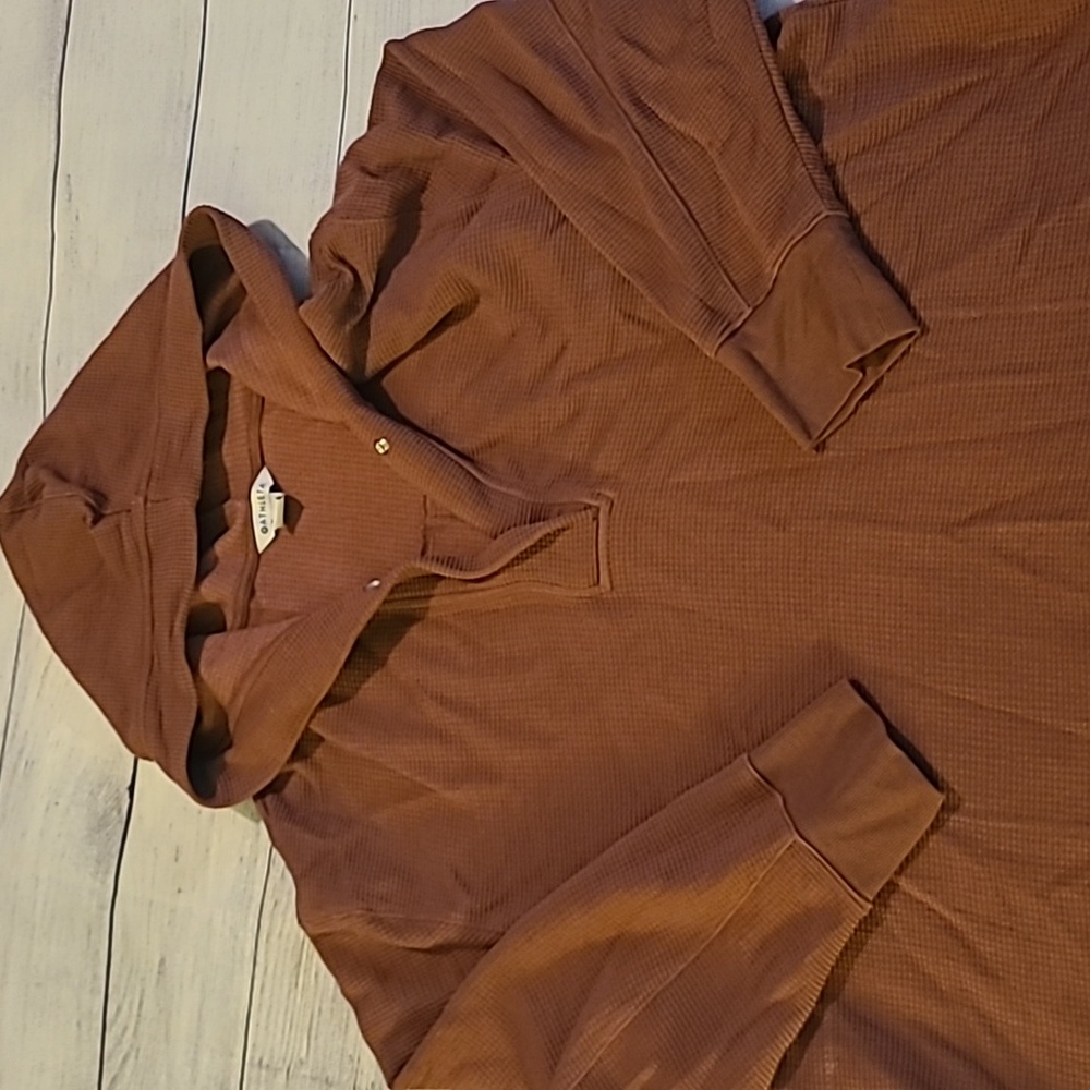 LIKE NEW Athleta Waffle Knit Hoodie